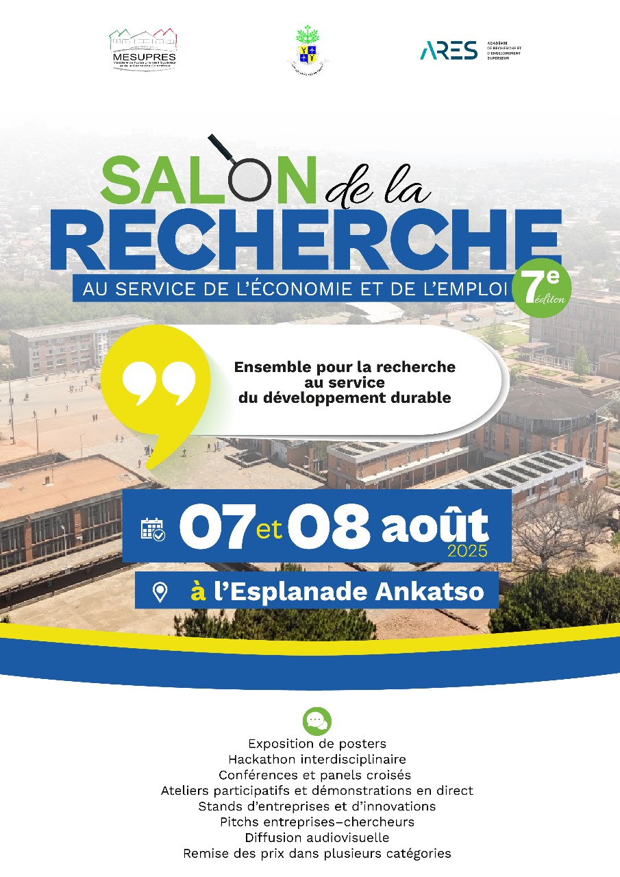 Ne manquez pas le Salon de la Recherche 2025 !